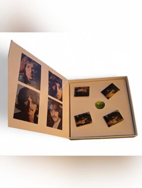 RARE The Beatles White Album Collection Set Exclusive Acrylic Pins NO RINGO